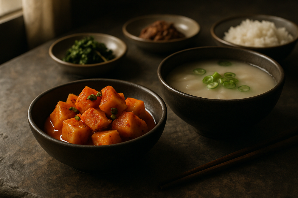 Kimchi Radish (Kkakdugi) in use