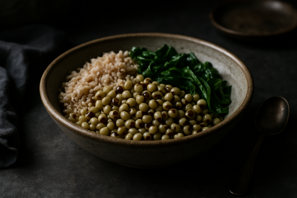 Lady Cream Peas in use