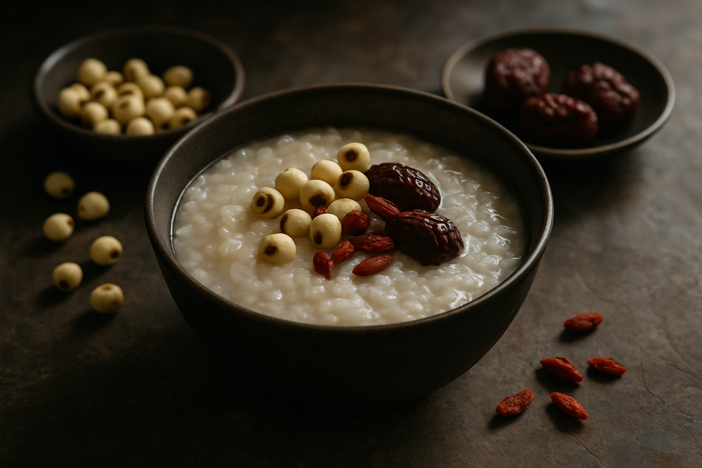 Lotus Seed Paste in use