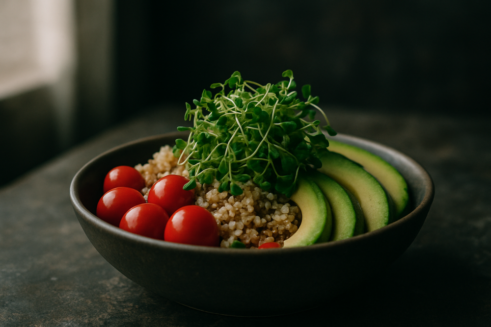 Microgreens in use