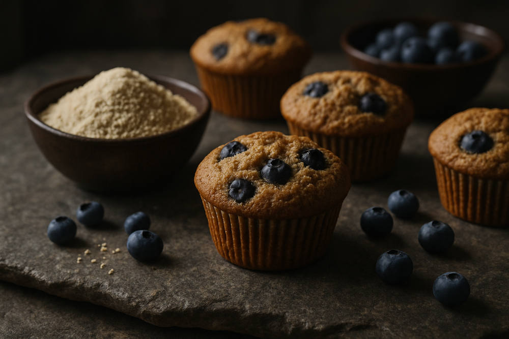 Millet Flour in use