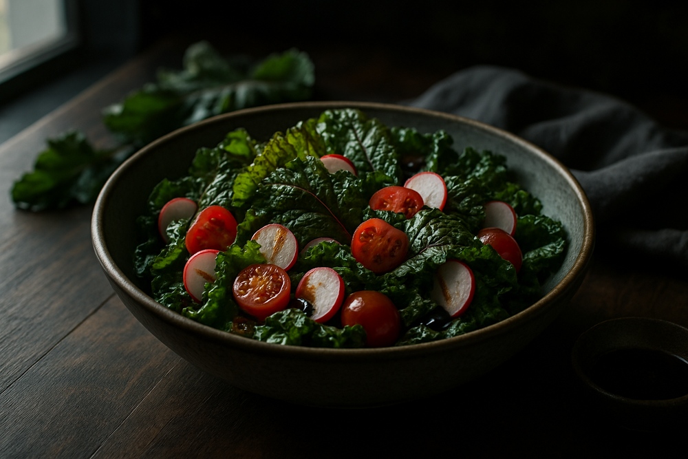 Mustard Greens in use