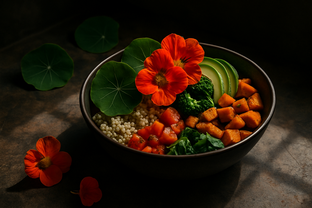 Nasturtium in use