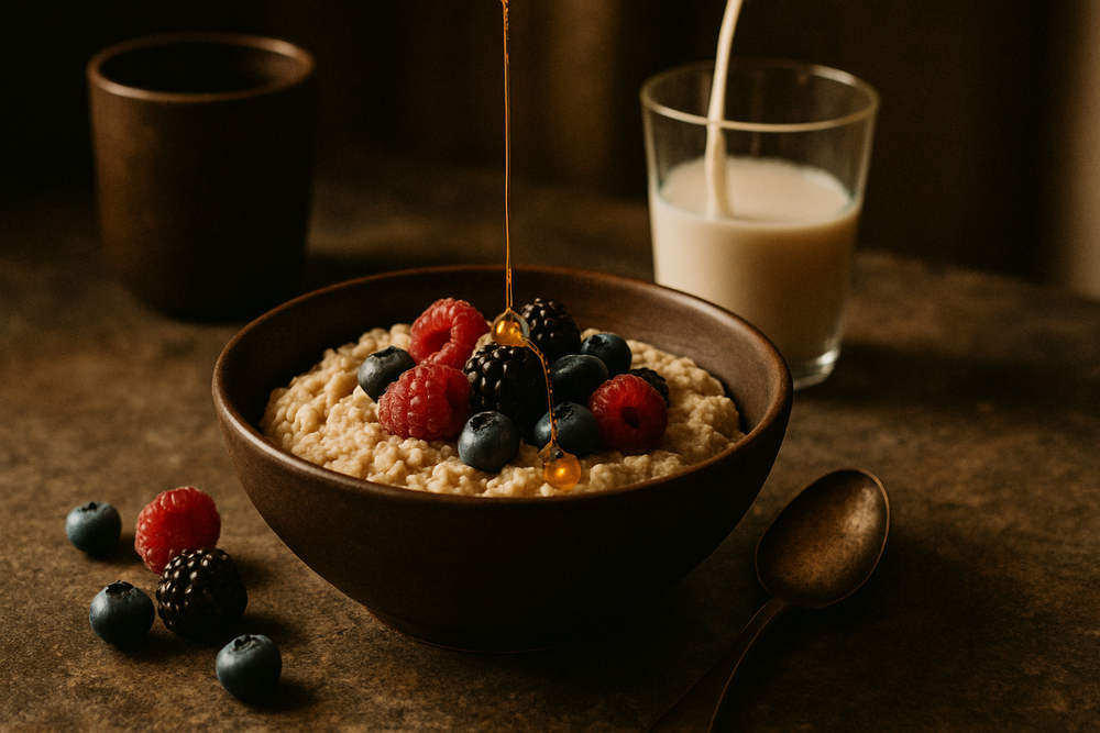 Oat Milk in use