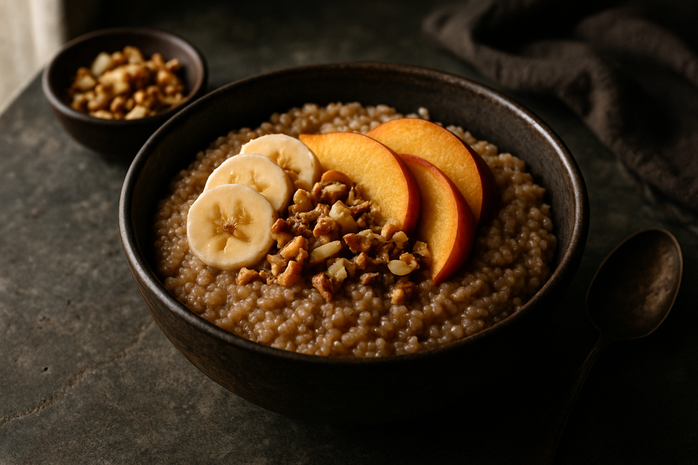 Ogi (Fermented Cereal Porridge) in use