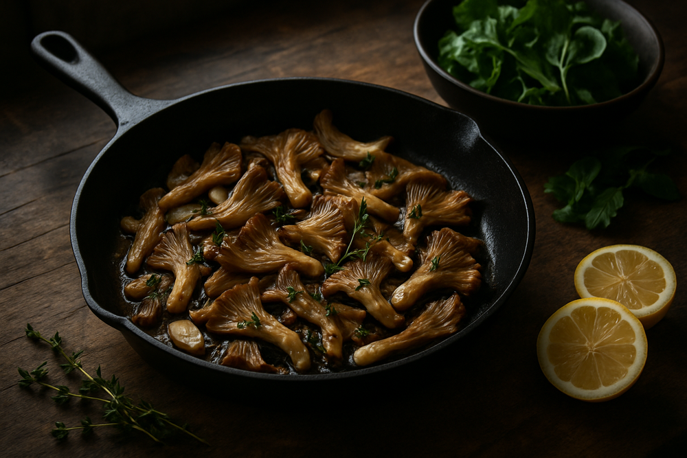 Oyster Mushrooms in use