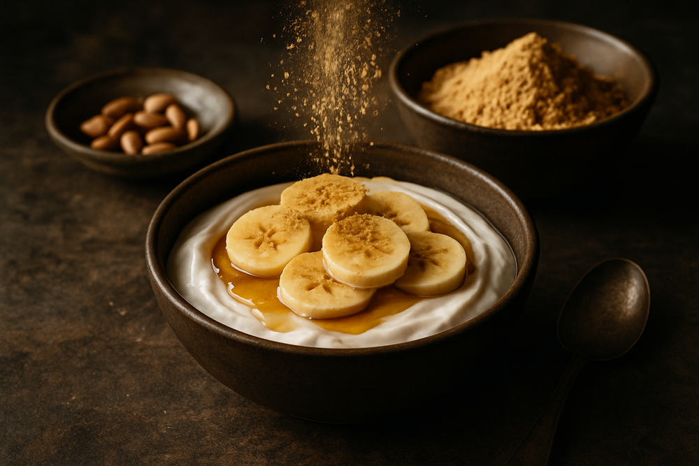 Peanut Flour in use