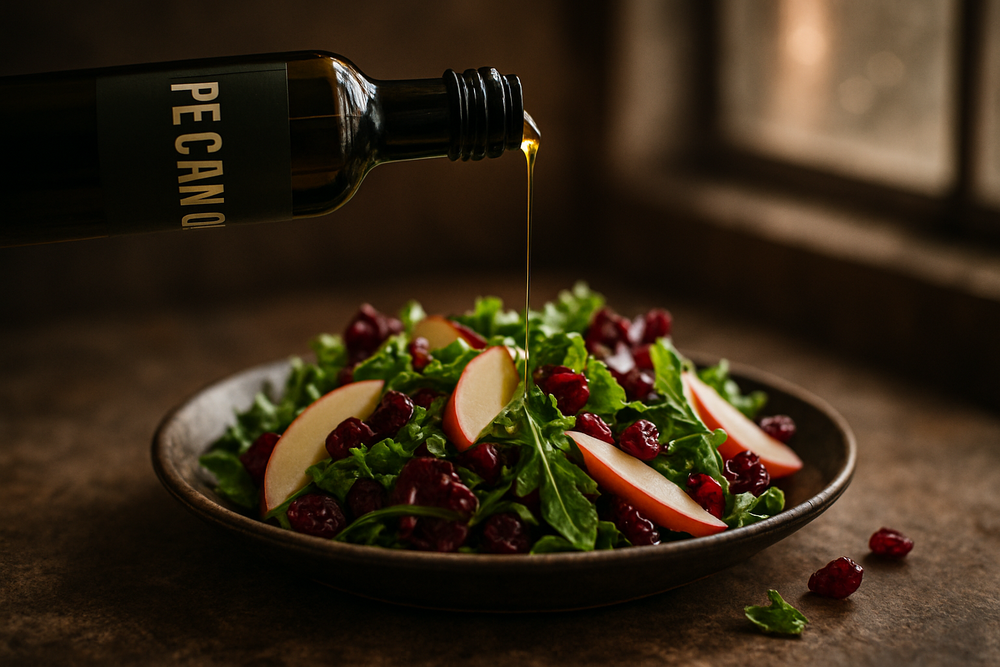 Pecan Oil in use