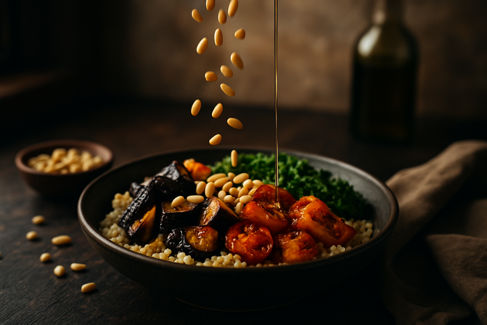 Pine Nuts in use