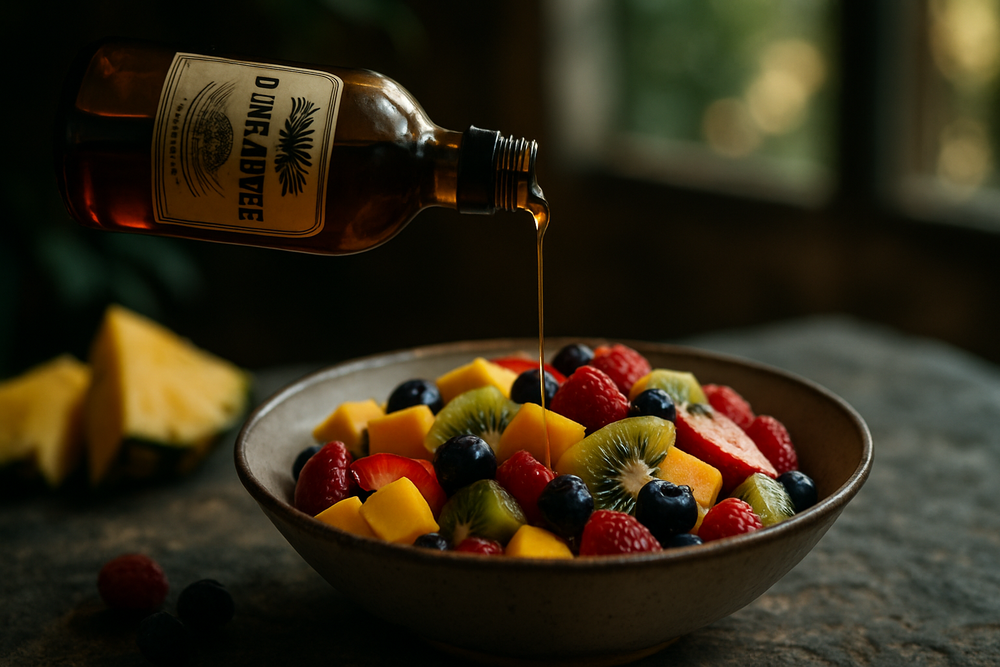 Pineapple Vinegar in use