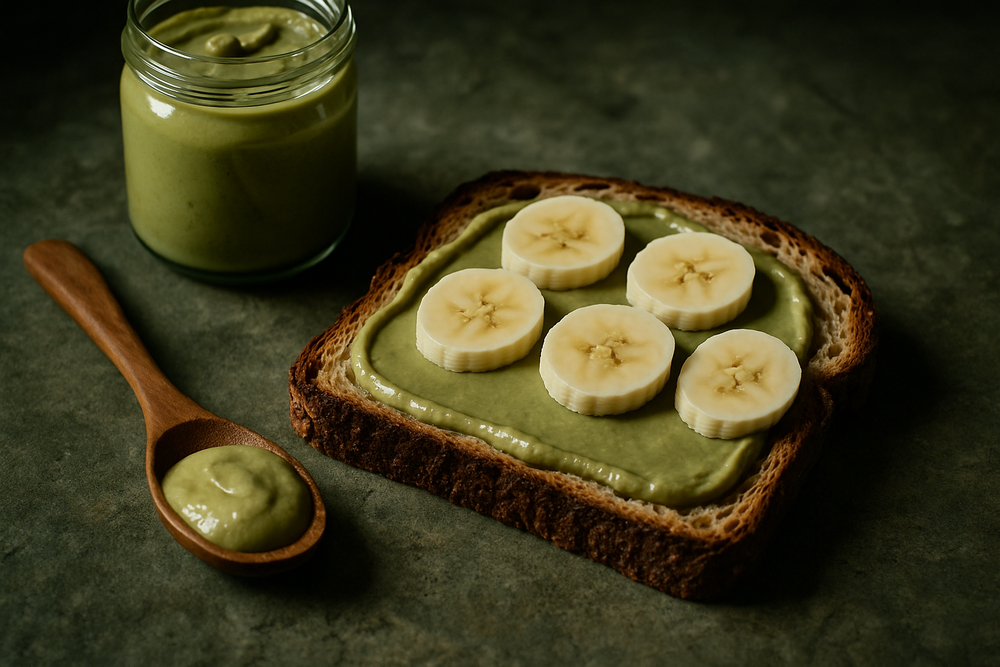 Pistachio Butter in use