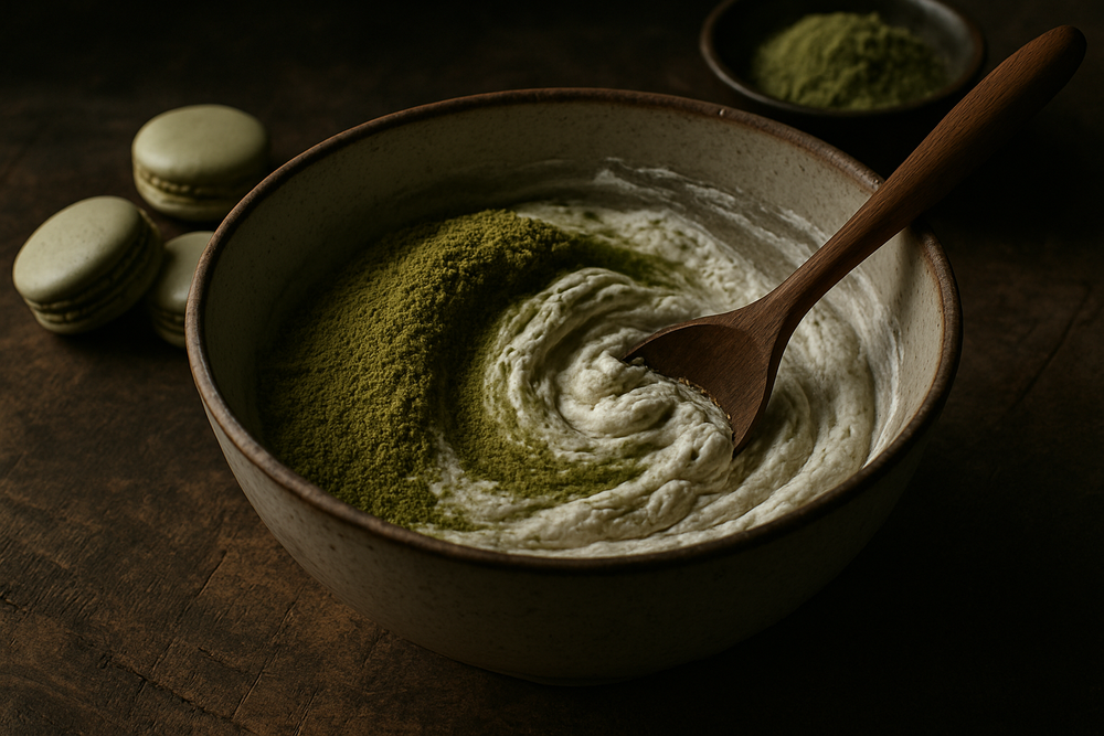 Pistachio Flour in use