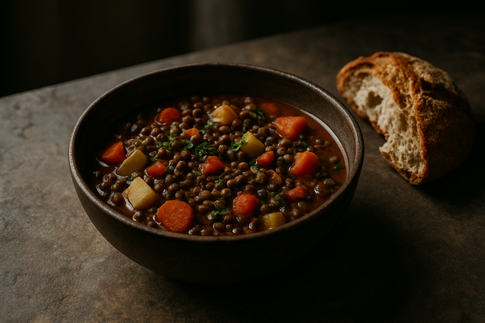 Puy Lentils in use