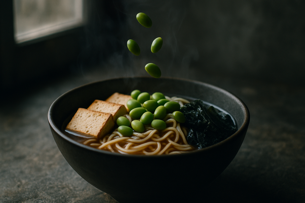Ramen Noodles in use