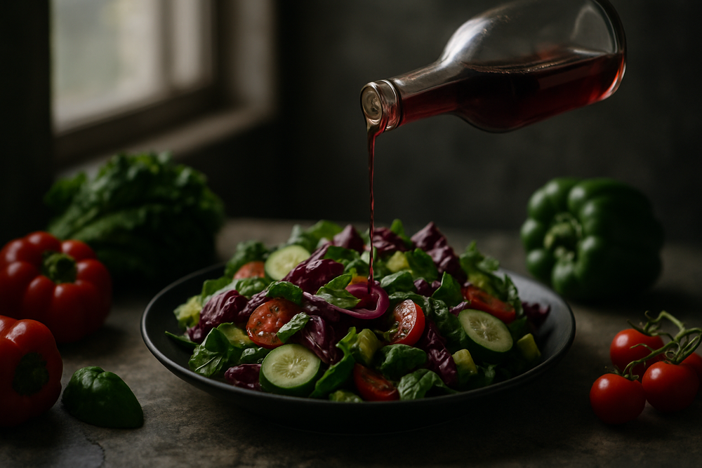 Red Wine Vinegar in use