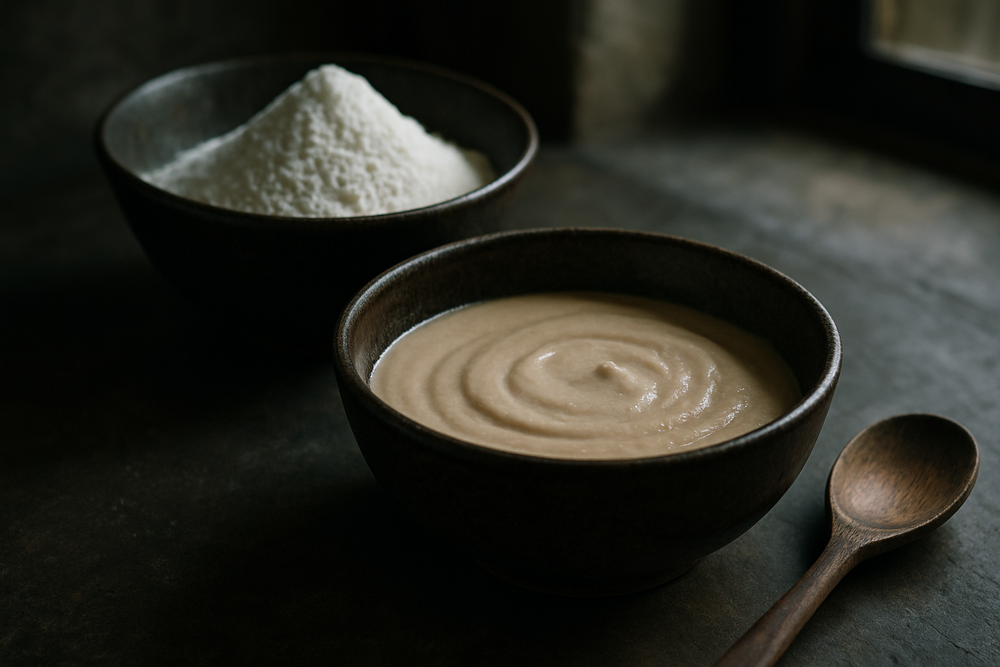 Rice Flour in use