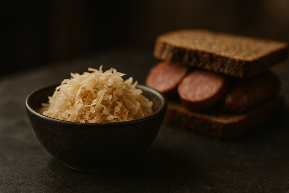 Sauerkraut in use