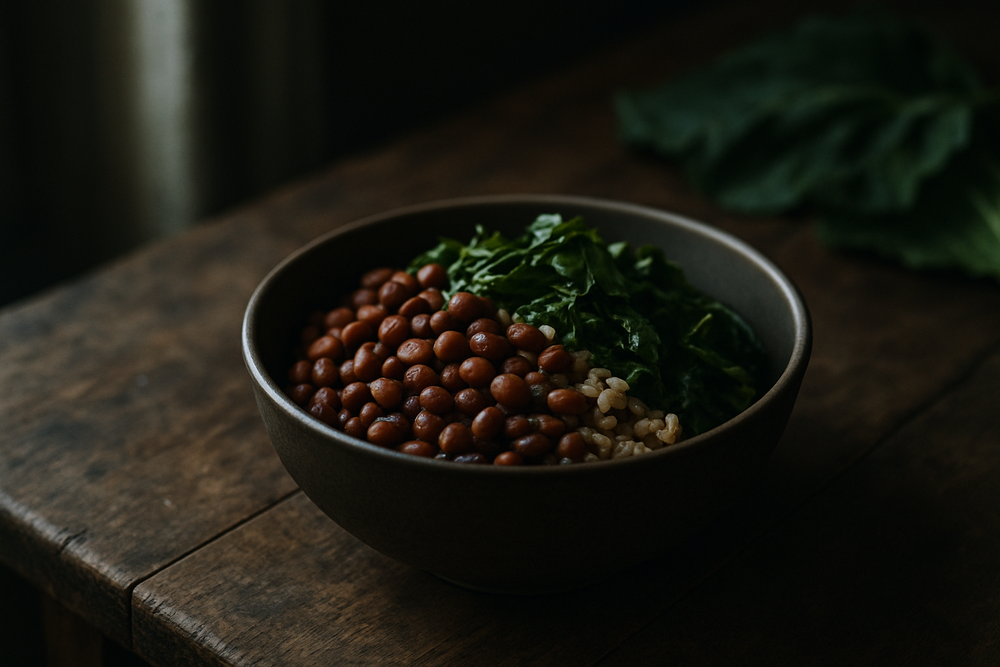 Sea Island Red Peas in use