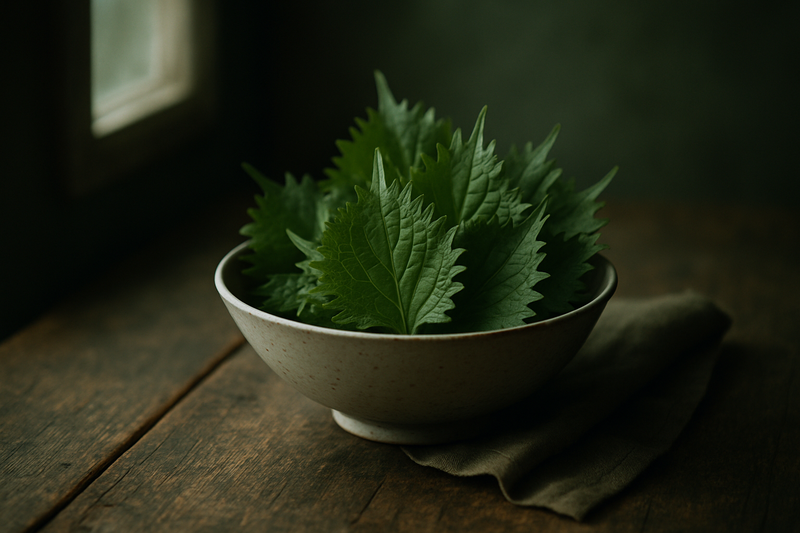 Shiso (Perilla Leaf) photograph