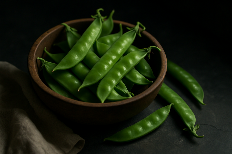 Snow Peas photograph