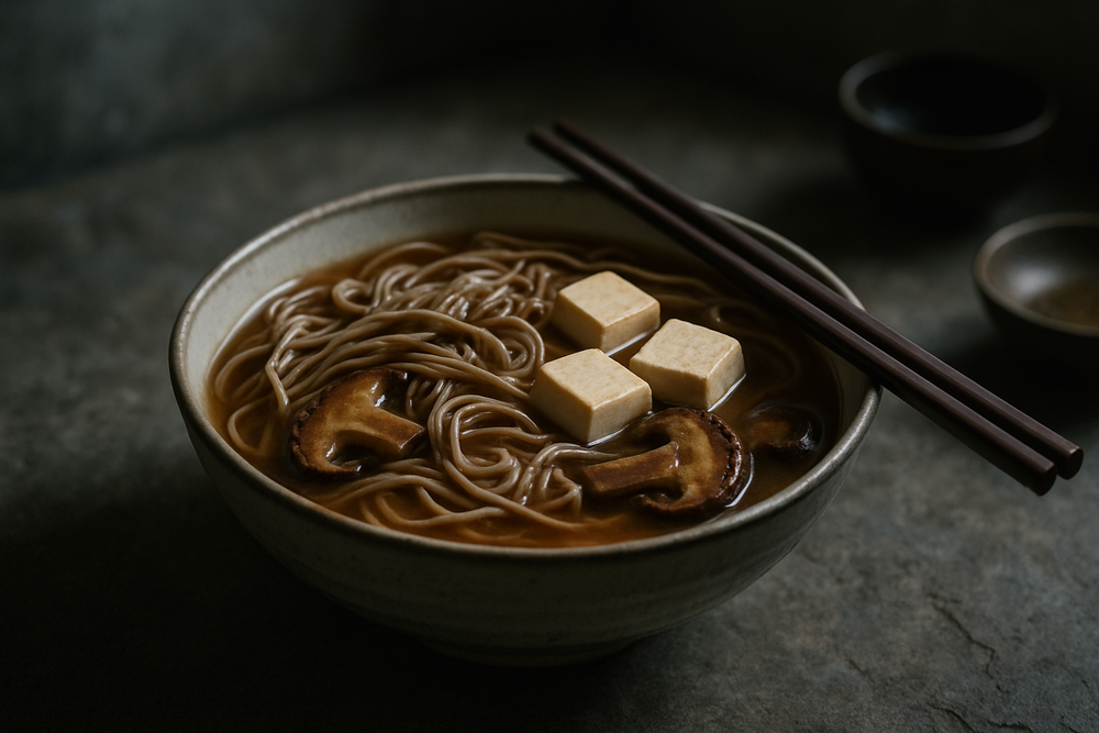 Soba Noodles in use