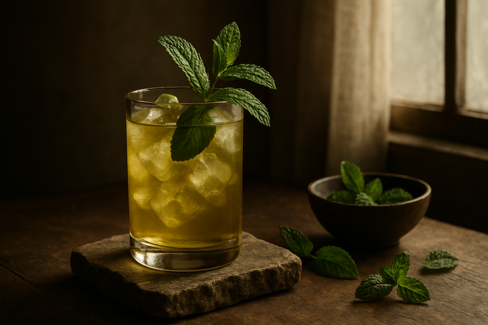 Spearmint in use