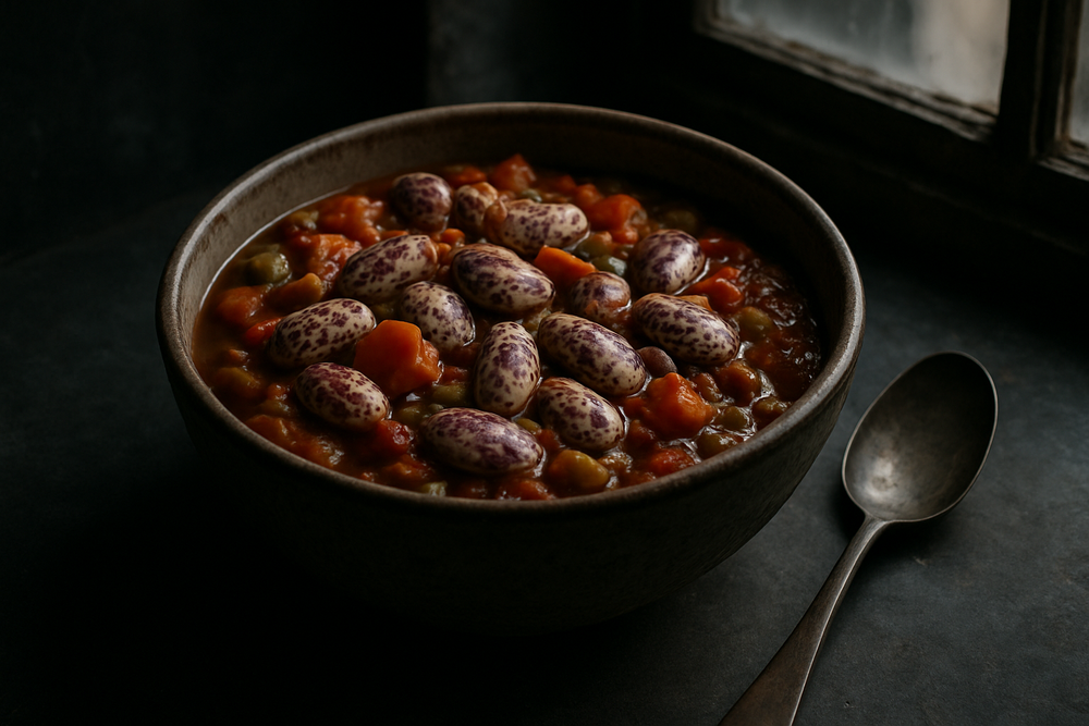 Speckled Butter Beans in use