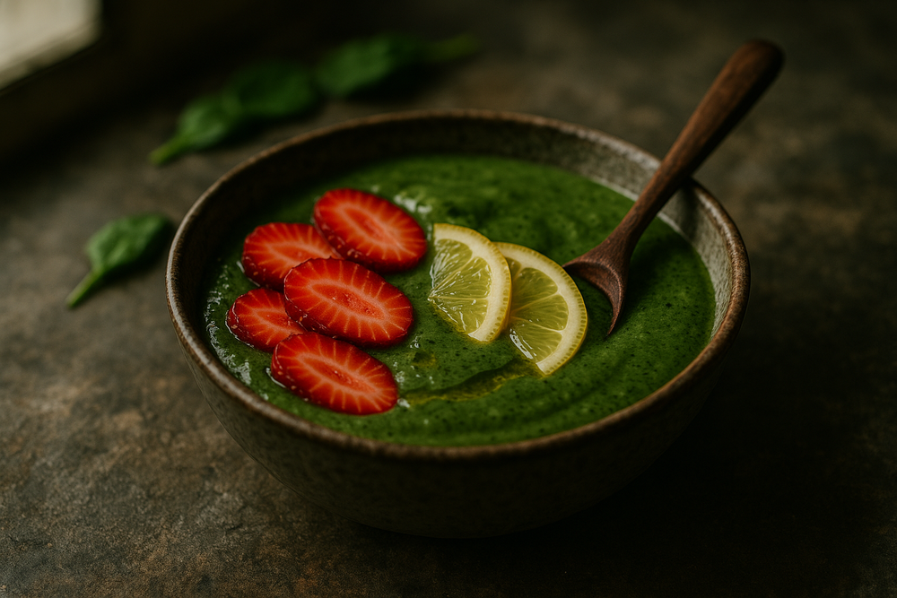 Spinach in use