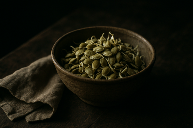 Sprouted Pumpkin Seeds photograph