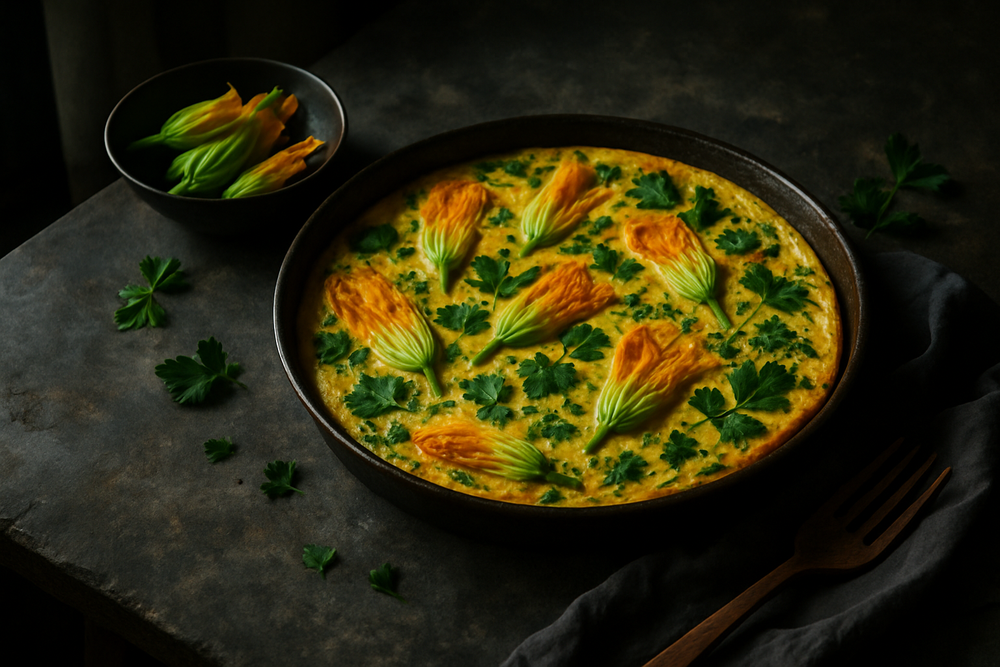 Squash Blossoms in use