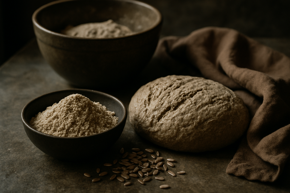Sunflower Seed Flour in use