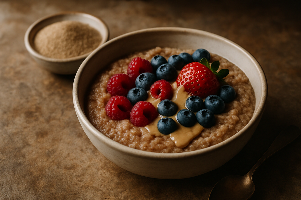 Teff Flour in use