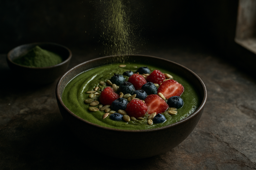 Wheatgrass in use