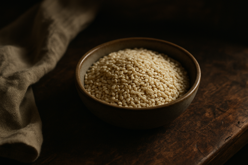 White Sesame Seeds photograph