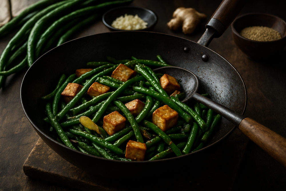 Yardlong Beans in use