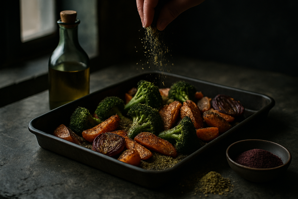 Za'atar in use